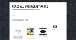 Desktop Screenshot of personalwatercraftpieces.com