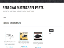 Tablet Screenshot of personalwatercraftpieces.com